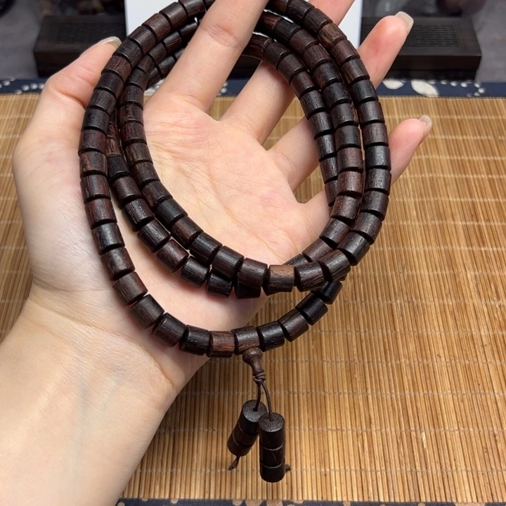 藤类缅甸小叶降真香直切紫油08/108颗