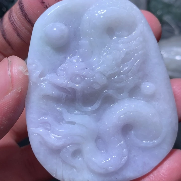 翡翠未镶嵌颈饰保真天然a货翡翠