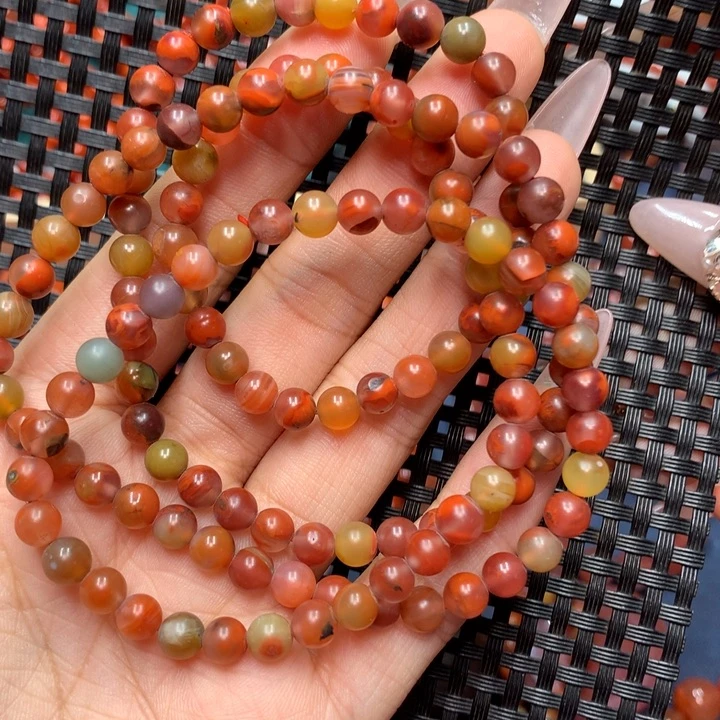 南红玛瑙手串未镶嵌竺*