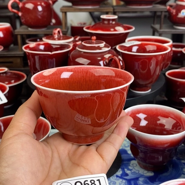 高温颜色釉瑕疵杯 O681过年清仓炸福利