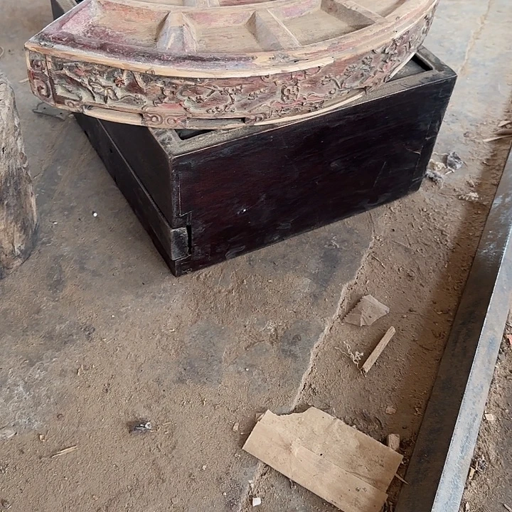 紫***来有机玻璃老家具仿古看盘子