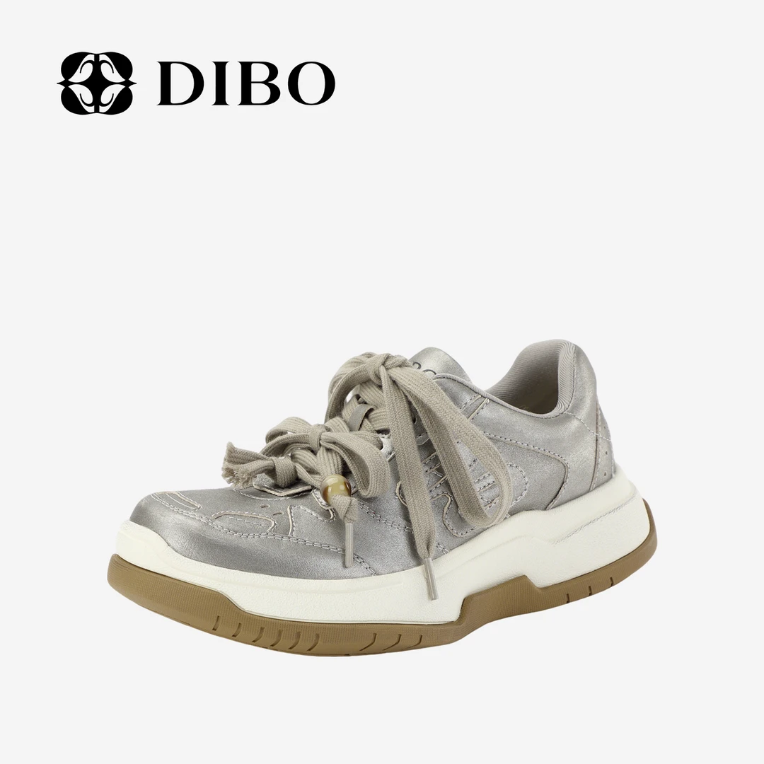 DIBO碲铂 云絮呼吸 休闲拼色增高板鞋时尚小众休闲鞋25393256