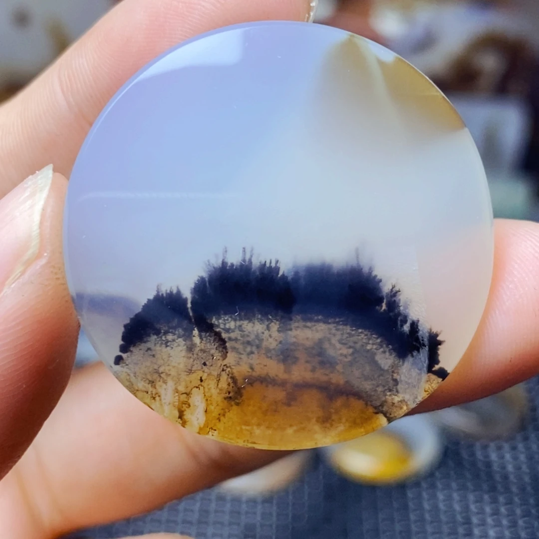 星***尘玛瑙/玉髓未镶嵌珠宝半成品