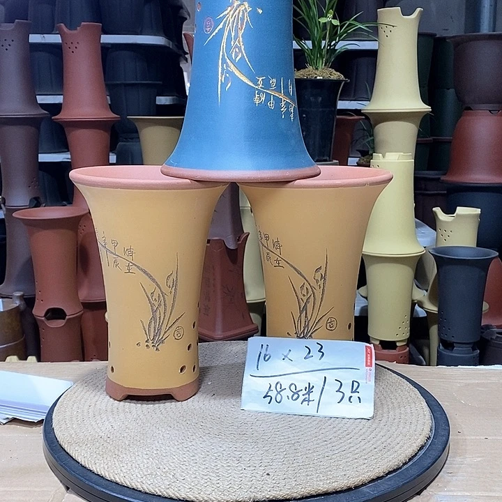 紫砂花盆紫砂花盆