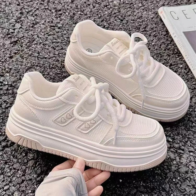 鞋子女款潮牌百搭夏季新款小白鞋鞋子2025运动百搭真皮休闲女鞋
