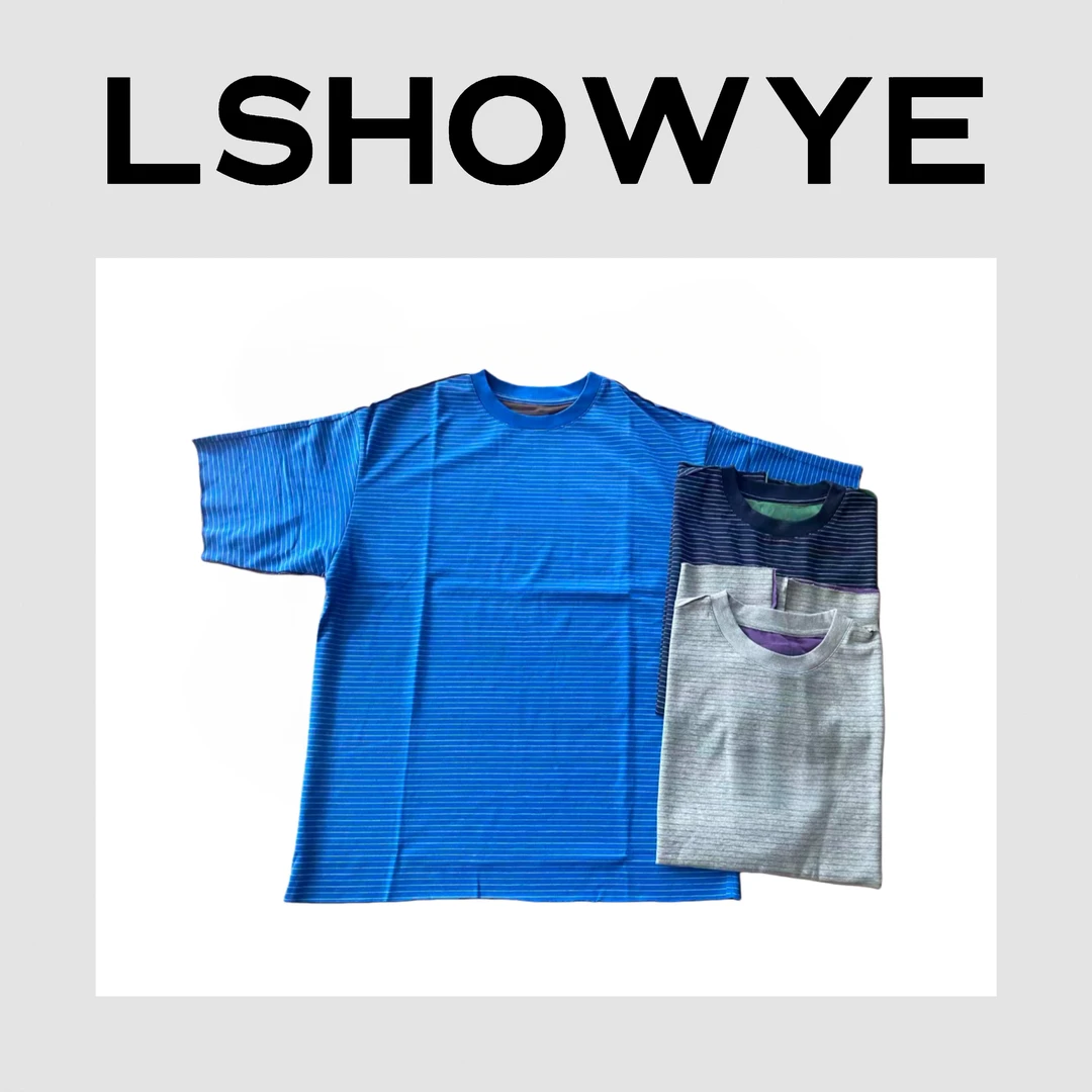 LSHOWYE｜前后拼接贴布绣短袖t 6FF539