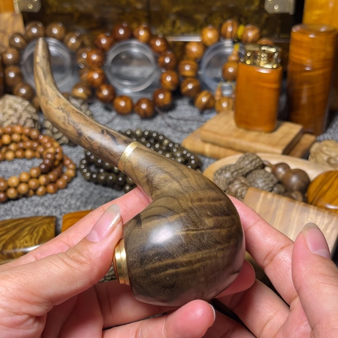 金丝楠阴沉木烟斗