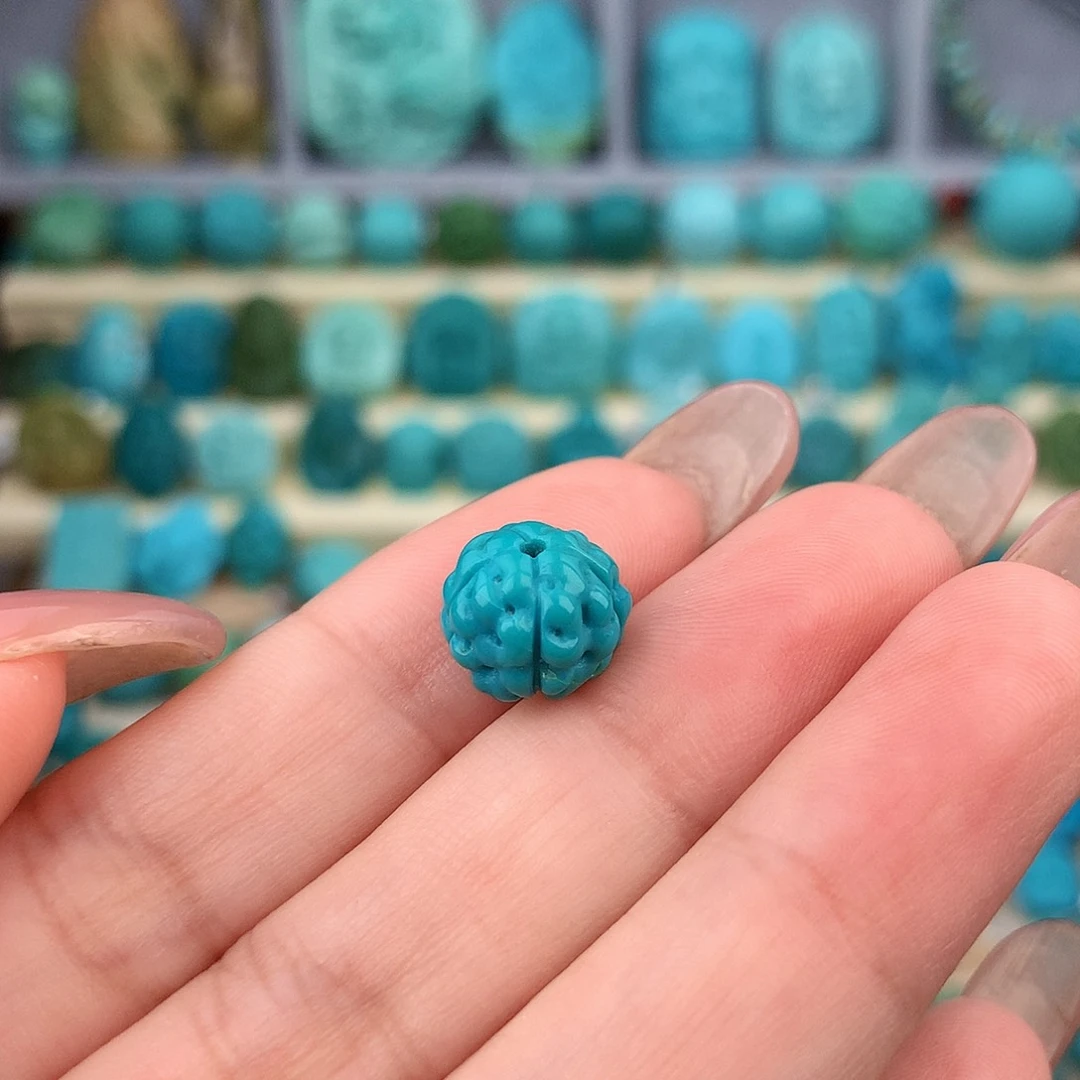 未镶嵌绿松石珠宝奇石