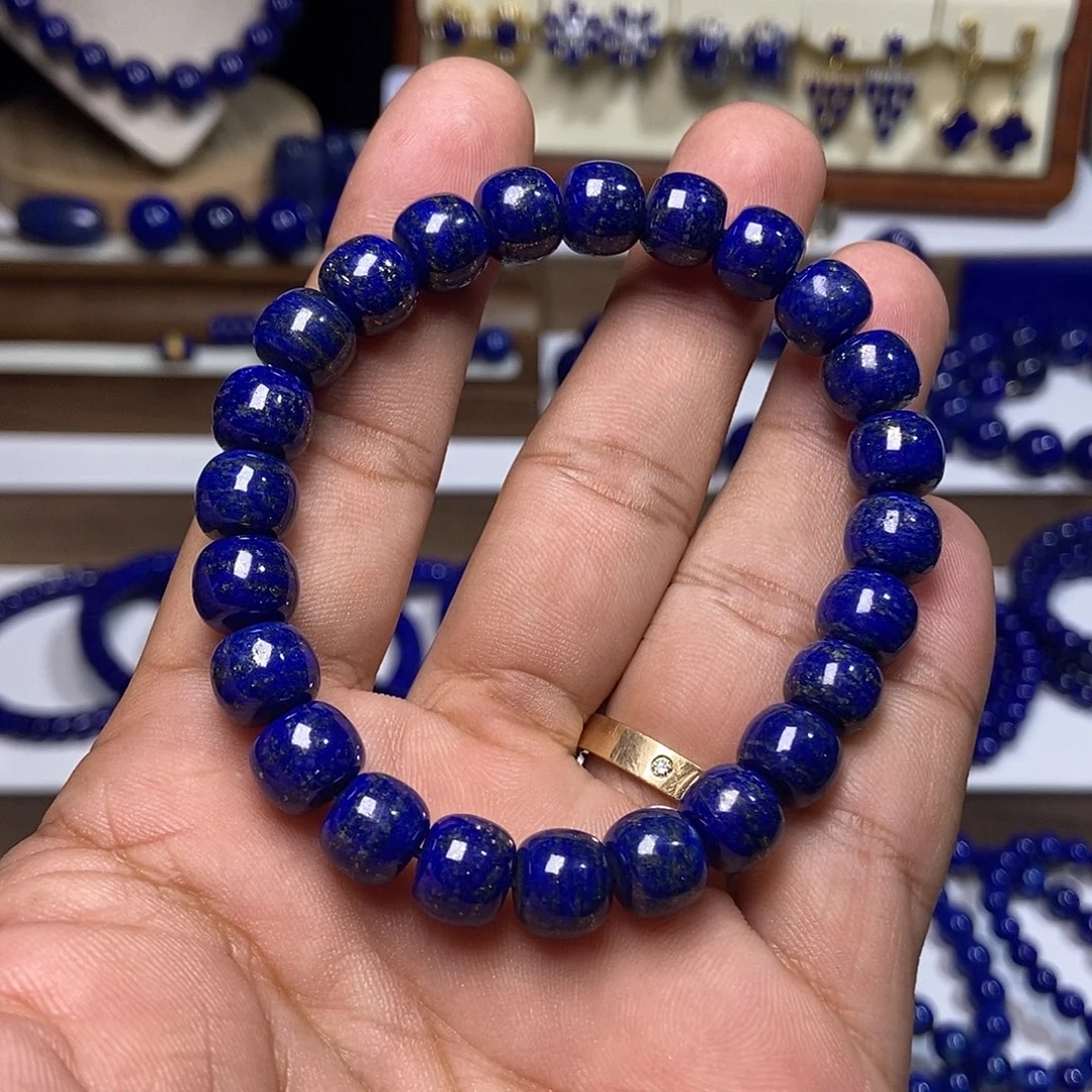 青金石未镶嵌福利 特漏 老型 手串9+