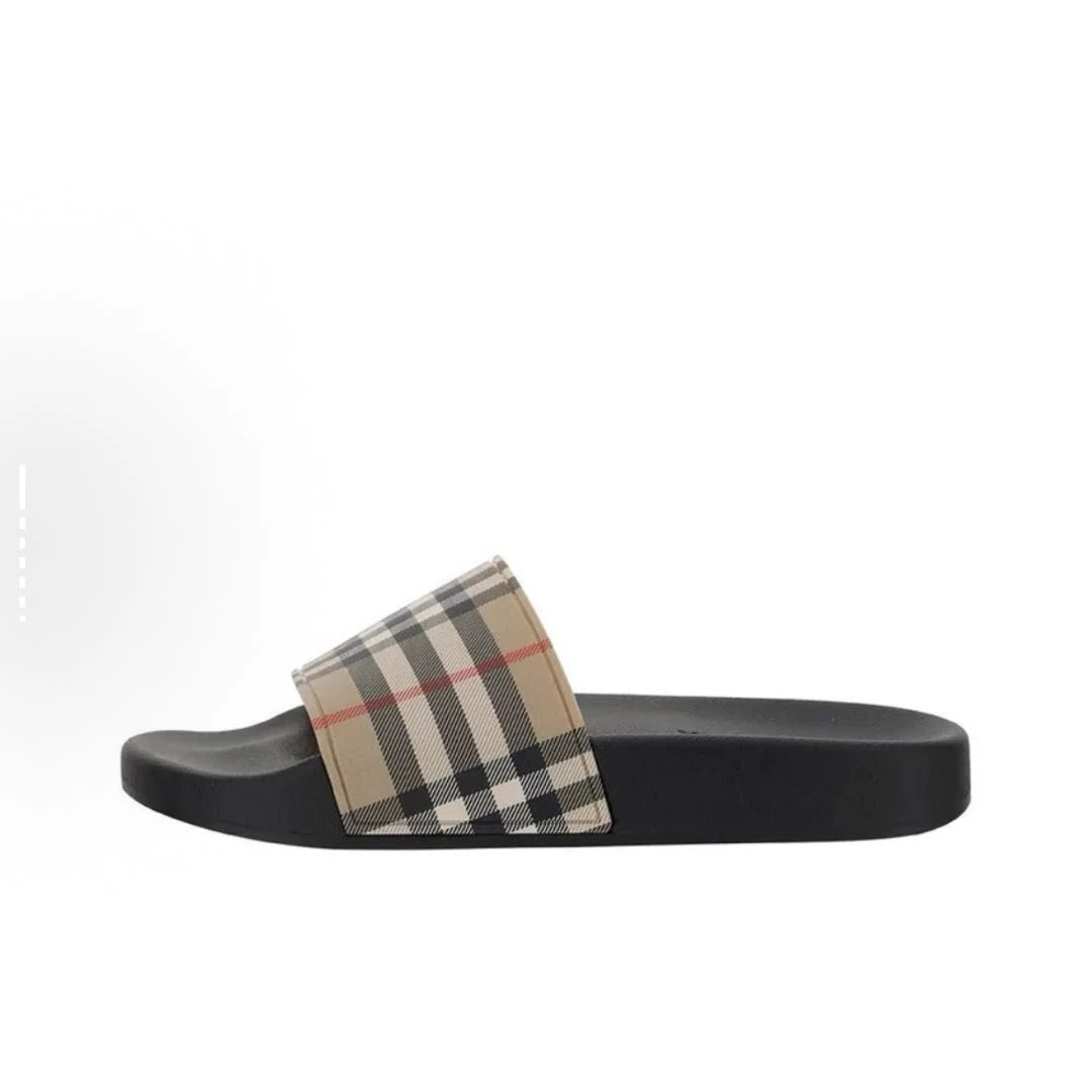 BURBERRY/博柏利(香港发)条纹防滑一字拖鞋女款 nn