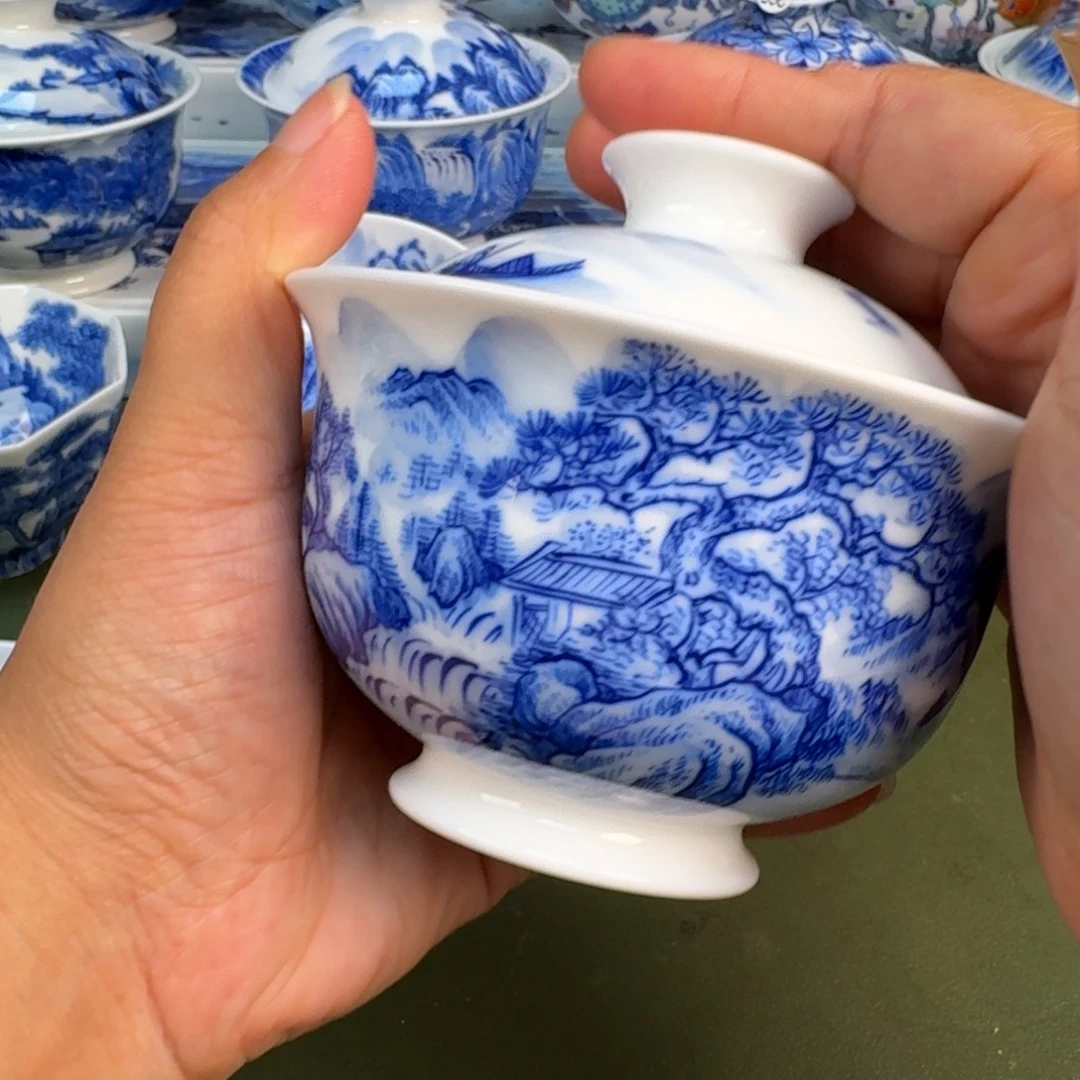 景德镇纯手绘茶具圆圆213