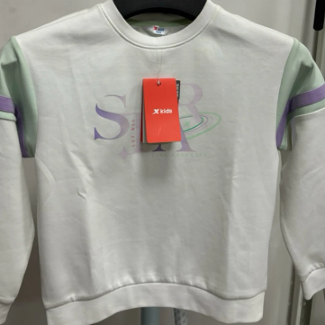 特步儿童套头卫衣4094-1