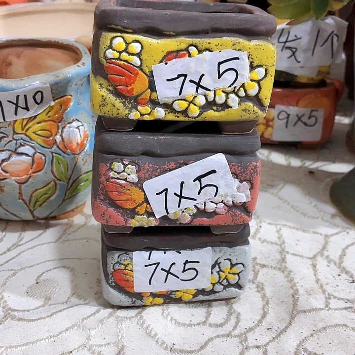 多肉花盆满15包邮