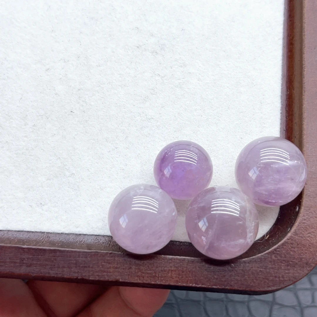 水晶未镶嵌珠宝半成品45 玻利维亚紫水晶球