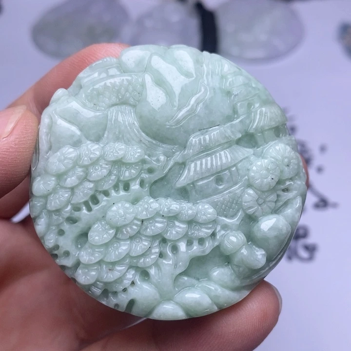 颈饰未镶嵌翡翠翡翠