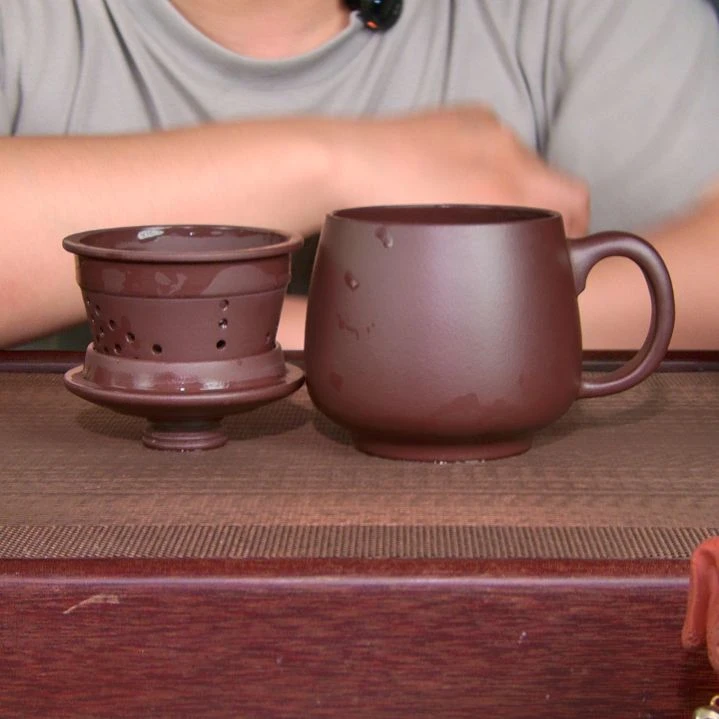 茶杯紫砂高货放漏
