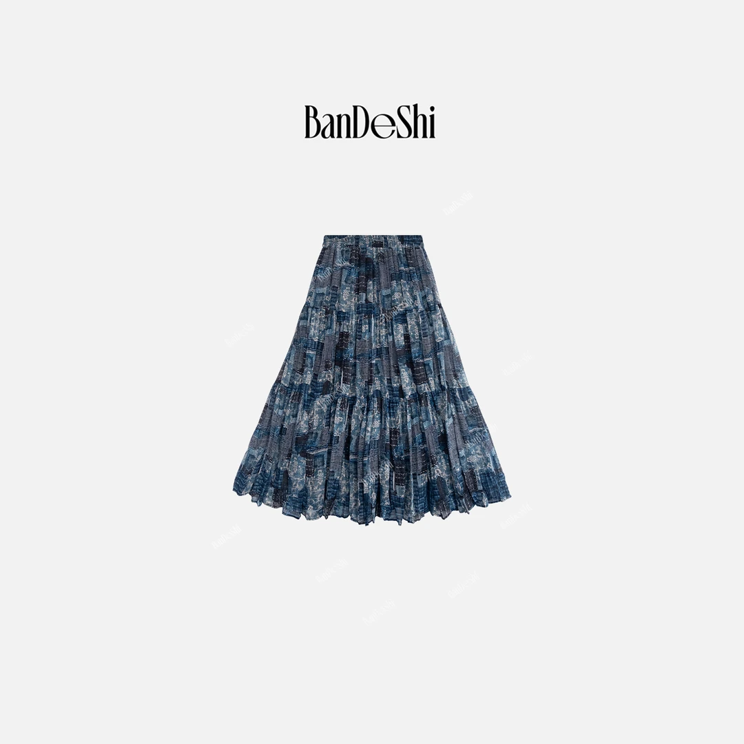 【C1904】#班德施-时尚休闲气质百搭轻奢春季新款女士半裙XF