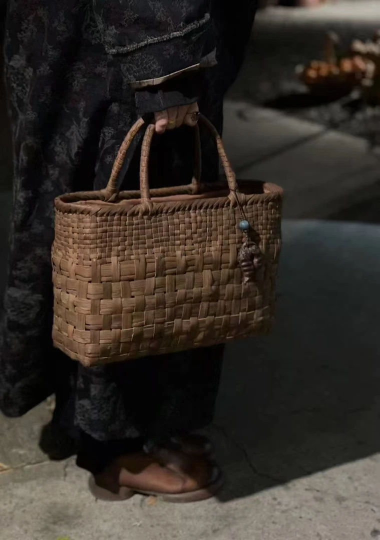 001野葡萄藤编织包