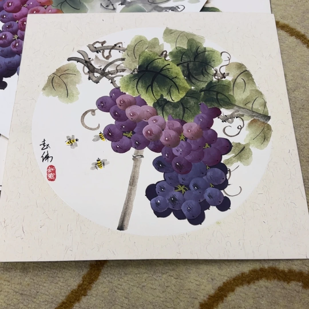 国画38-38卡纸作品童