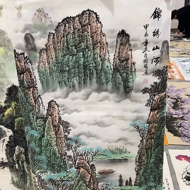 三个张画廊直播间！