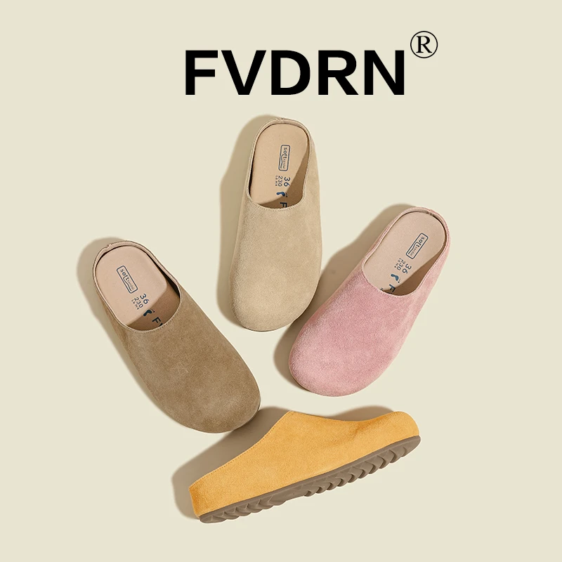 【FVDRN】勃肯鞋半拖鞋女外穿2025新款爆款春夏一脚蹬鞋子博肯单鞋