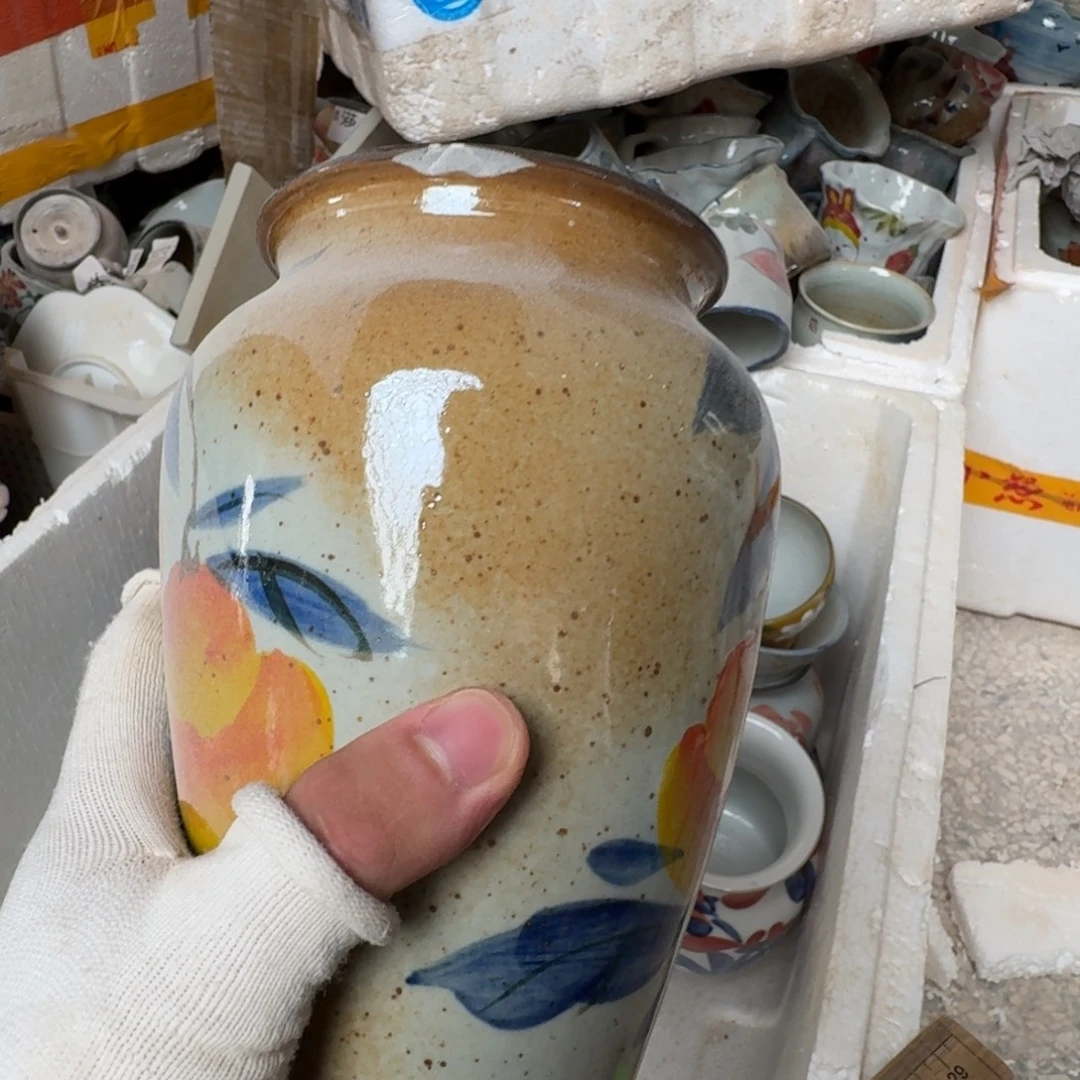 釉下彩瑕疵处理慎拍155