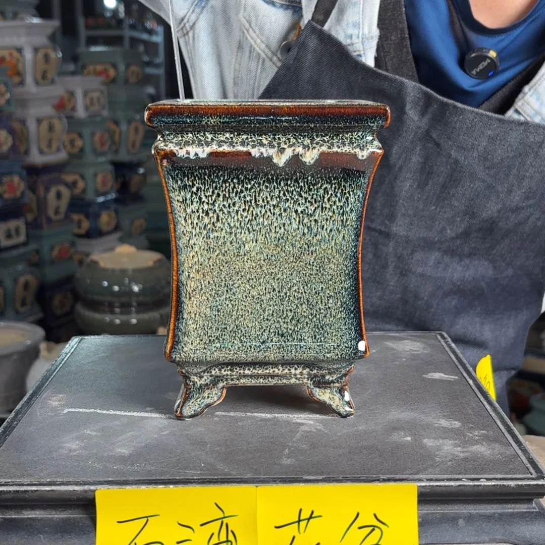 一风堂石湾花盆 内10*15