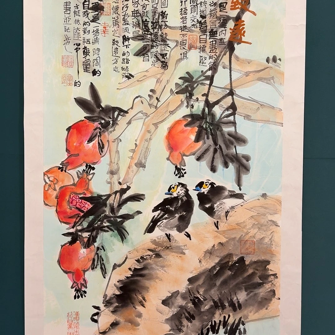 国画邹老师的作品