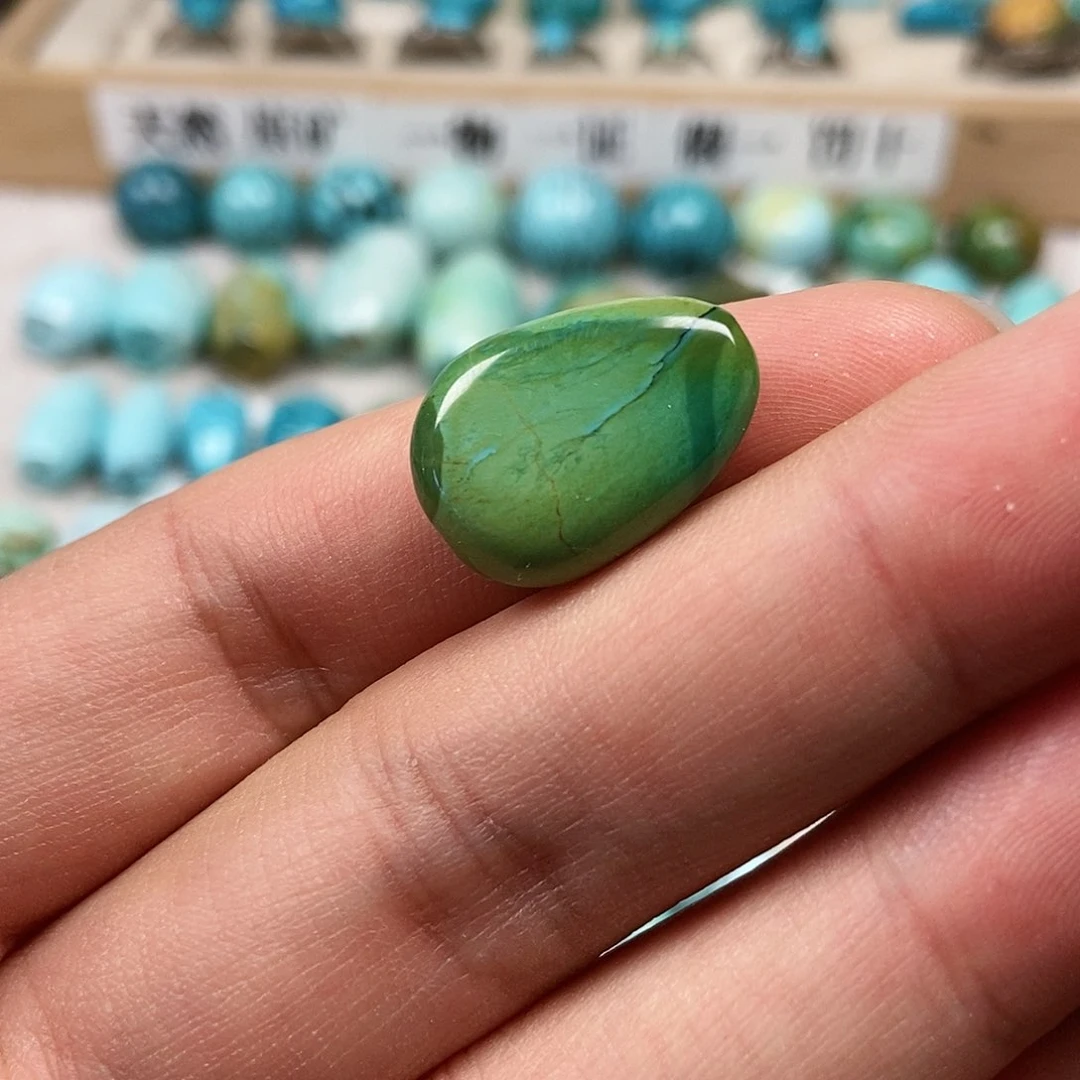 未镶嵌绿松石珠宝半成品