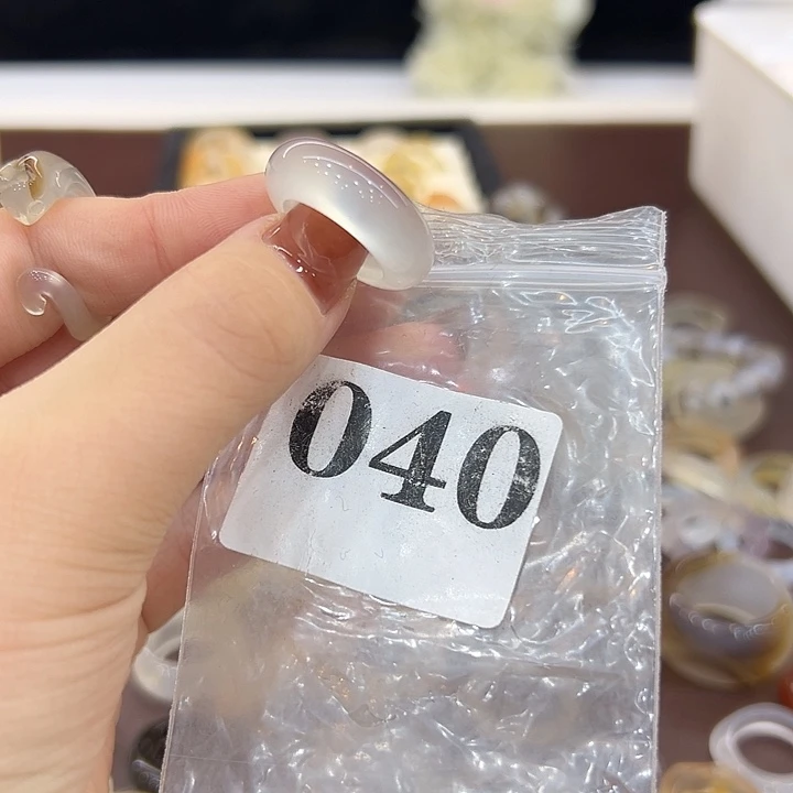 玛瑙/玉髓合金戒指40港11