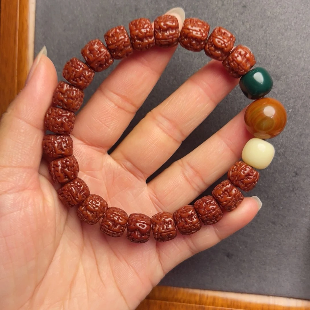 金刚菩提吊坠藏式直切一代龙