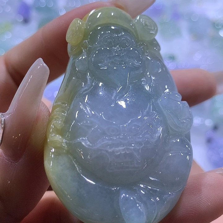 翡翠未镶嵌颈饰天然翡翠A货吊坠