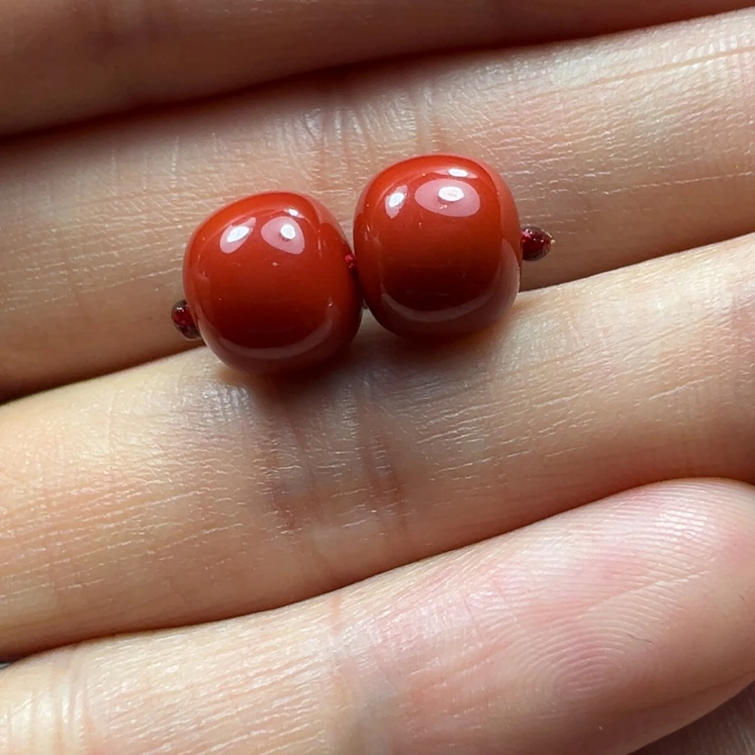 南红玛瑙珠子8.9未镶嵌