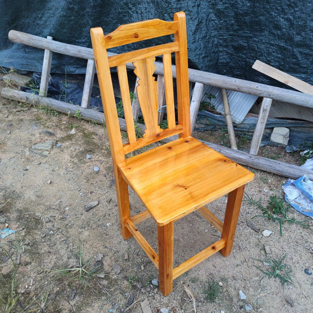 坐高45厘米全杉木高木椅办公桌椅餐桌椅儿童写字椅老人泡脚椅凳