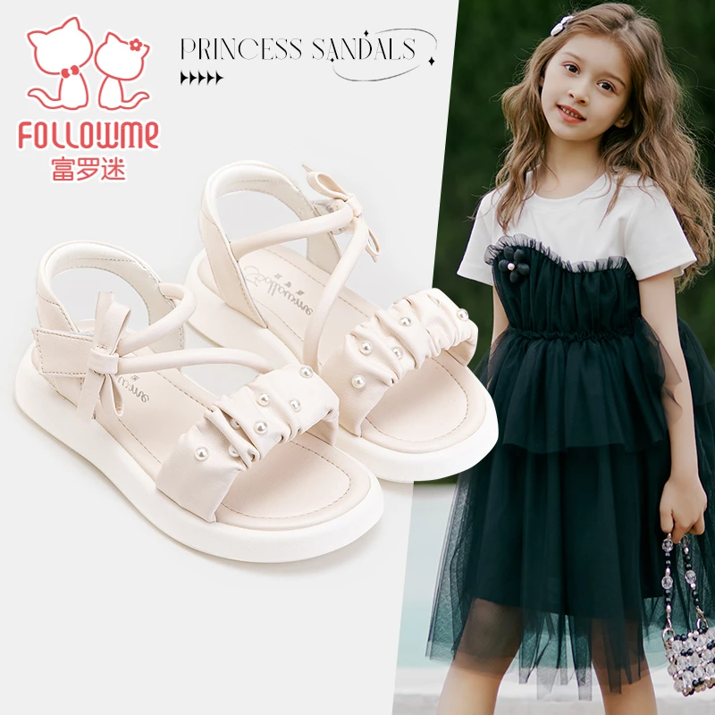 ⑤拼款男女童潮款凉鞋沙滩鞋-夏季舒适时尚中大童凉鞋