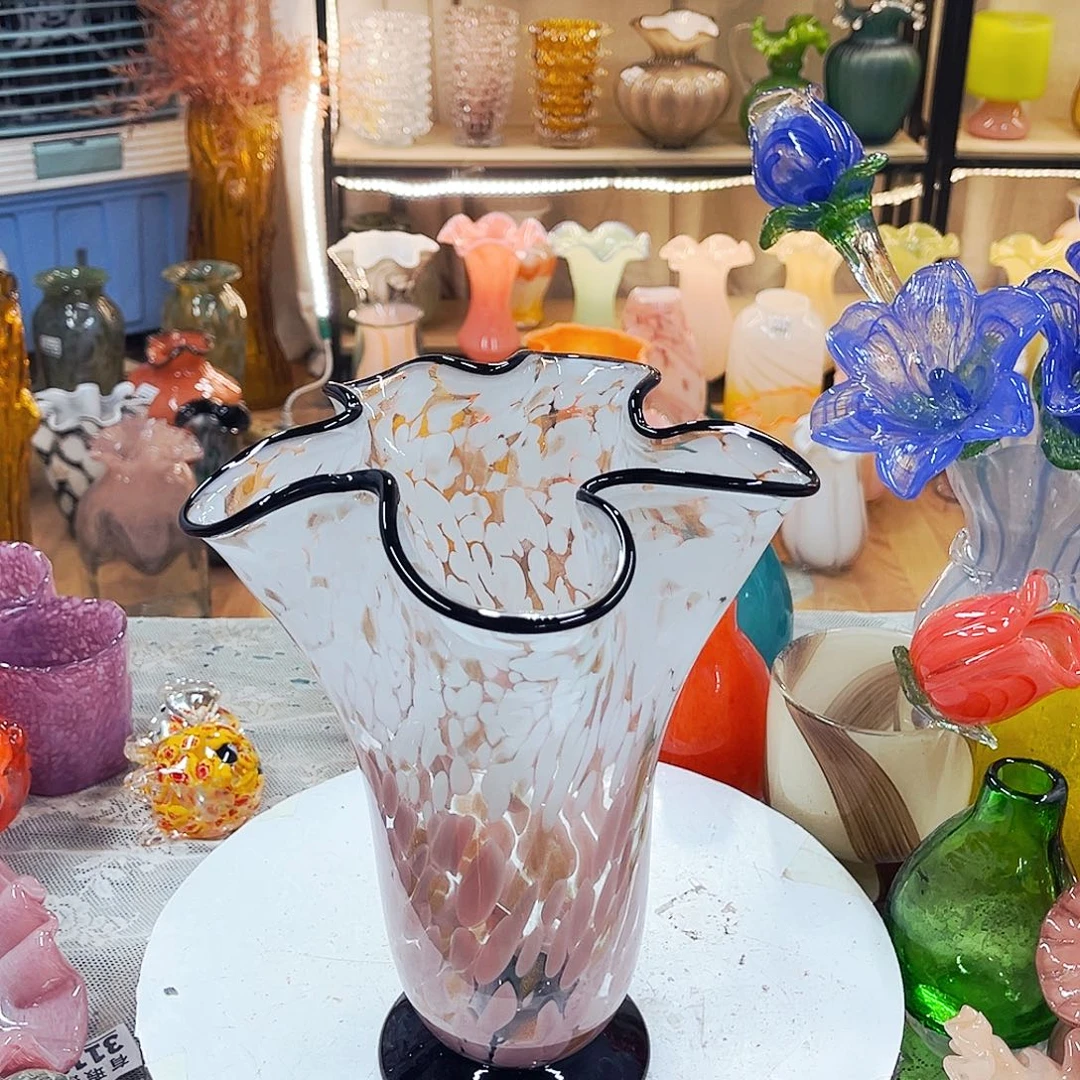 迷***制琉璃花瓶家悦琉璃工艺品