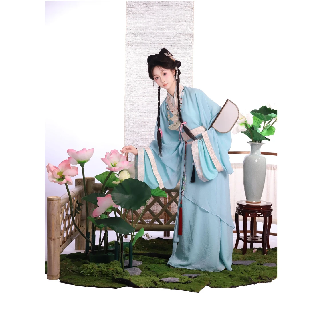 定金链接 醉今朝 西汉制【忽而今夏】三周年店庆曲裾素纱襌衣