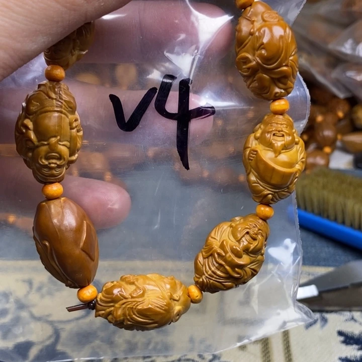 橄榄核手串/手链橄榄核雕工艺手串