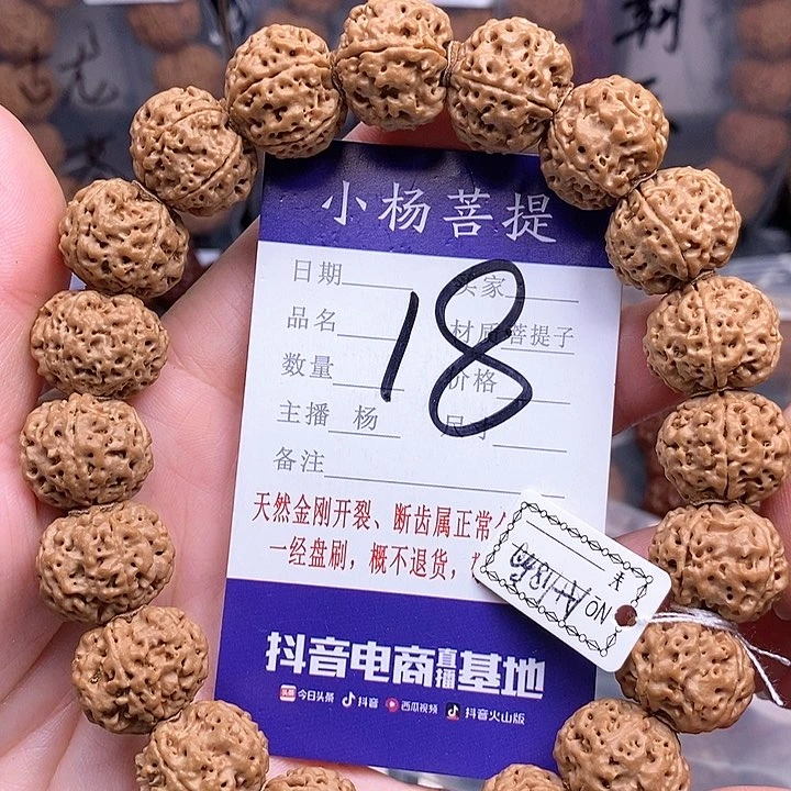 手串金刚菩提18扇面双龙