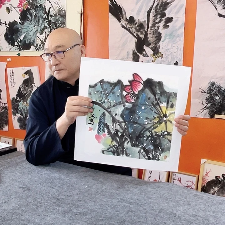 国画张圣敏先生纯手绘作品
