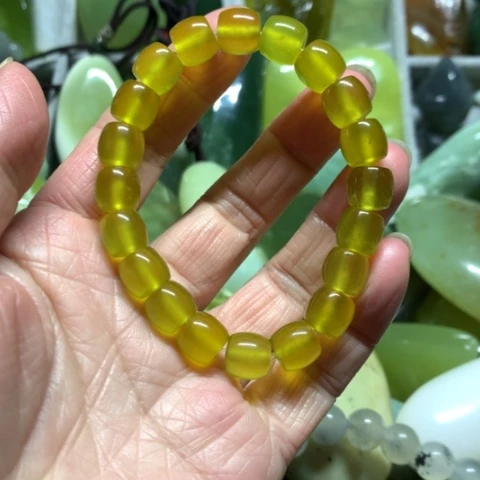 蛇纹石玉未镶嵌手把件