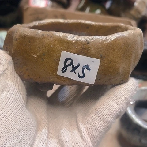 红陶粗陶花盆手工