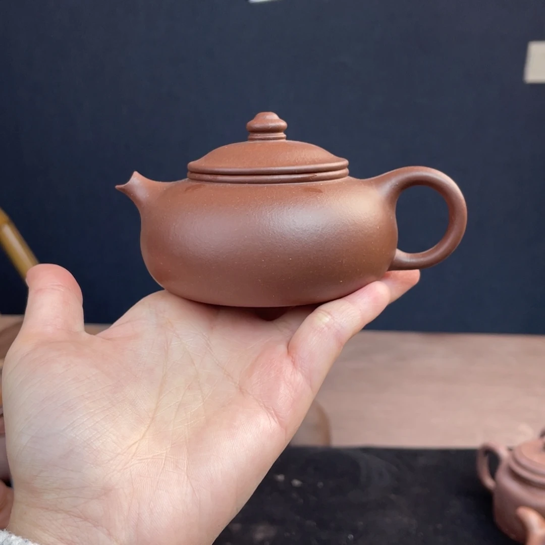 紫砂茶壶全手工底槽清寒江180cc