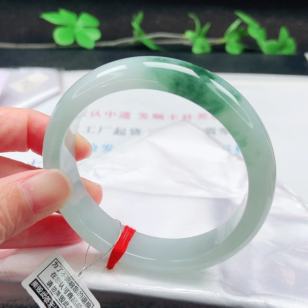 未镶嵌手镯翡翠58圈