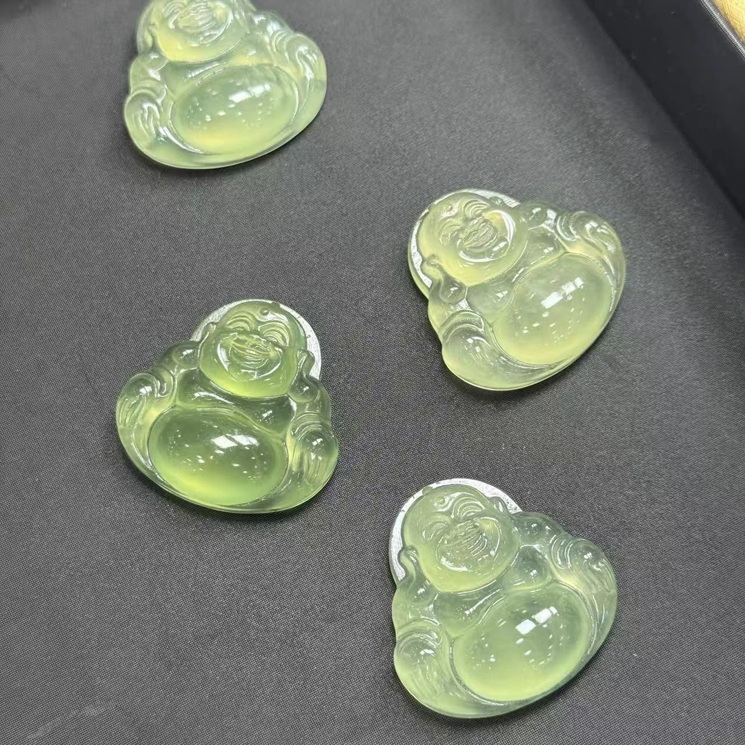 岫玉佛公吊坠-约34×34×9mm-多样性发货-ZYR天-A5891