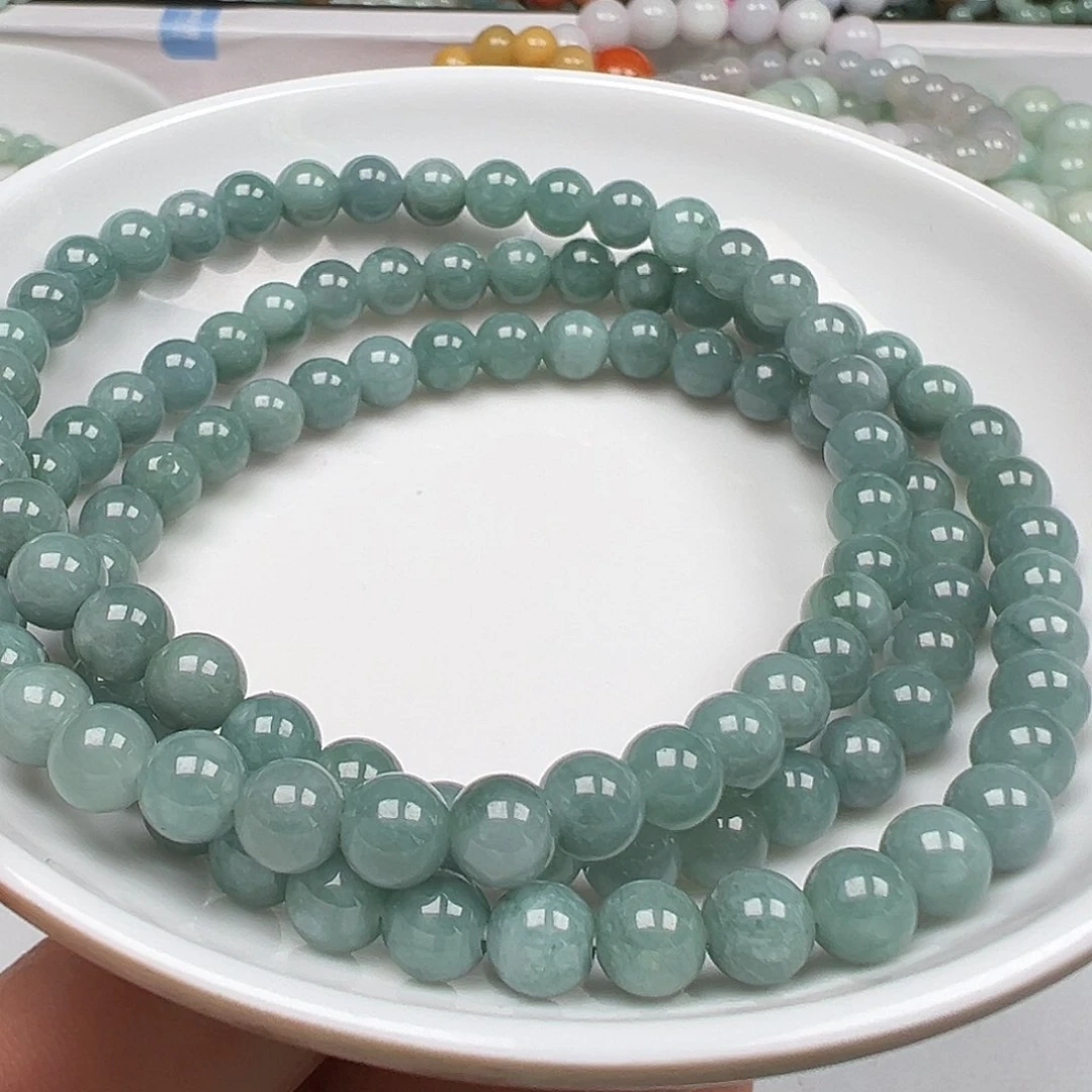 翡翠手链未镶嵌艾*姬货主老华