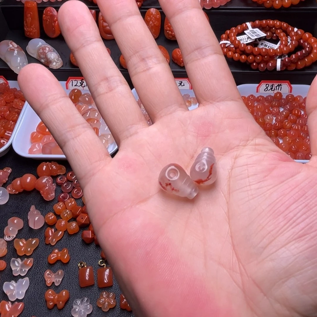 南红玛瑙未镶嵌珠宝半成品