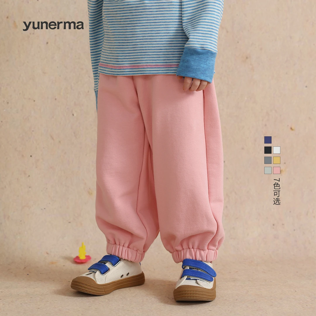 宝宝幼儿园春季百搭户外运动休闲裤允儿妈女童春秋洋气卫裤裤子潮