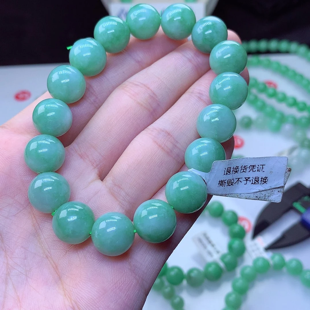 翡翠毛衣链未镶嵌