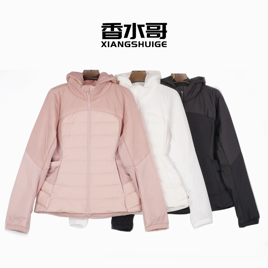 2024新款冬季女装休闲保暖连帽羽绒服设计感修身显瘦外套